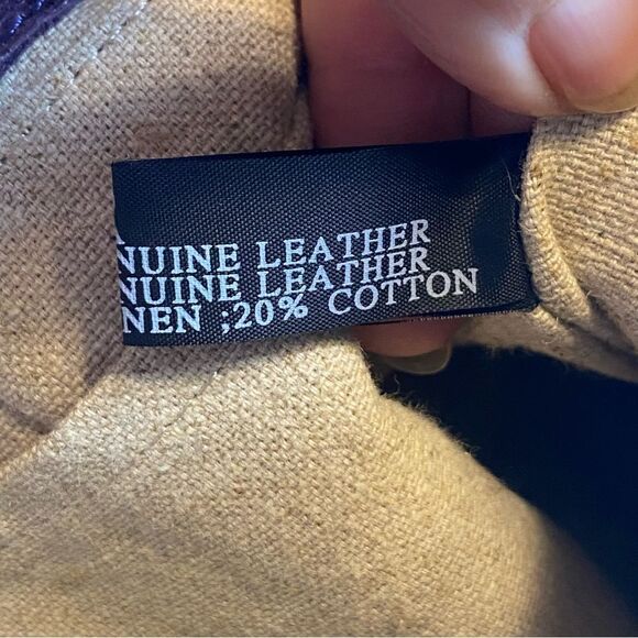 Camila Alcestis MUXO Leather Fringe Front Boho Saddle Bag Style Purse - Picture 13 of 16